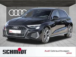 Mythosschwarz metallic Gebraucht 2022 Audi A3 Sportback e-tron S-Line Limousine | 28.840 € (Fairer Preis)