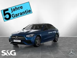 Metalliclack spektralblau Gebraucht 2025 Mercedes C220 AMG Limousine | 49.379 € (Teuer)