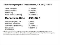 Graphit schwarz Gebraucht 2024 Toyota Proace Verso Team Kombi | 38.240 € (Superpreis)