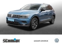 Caribbean blue metallic Gebraucht 2019 VW Tiguan IQ Drive SUV | 21.898 € (Fairer Preis)