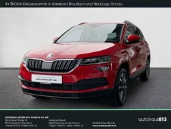 Velvetrot premium metallic met. Gebraucht 2020 Skoda Karoq Drive SUV | 23.890 € (Fairer Preis)