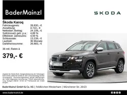 Magneticbraun metallic met. Gebraucht 2021 Skoda Karoq SUV | 28.330 € (Guter Preis)