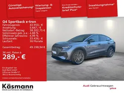 Taifungrau metallic (metallic) Gebraucht 2023 Audi e-tron S-Line SUV | 43.950 € (Fairer Preis)