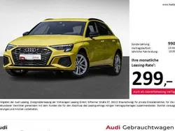 Gelb Gebraucht 2024 Audi A3 Sportback e-tron S-Line Limousine | 38.411 € (Teuer)