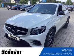 Polarweiß uni Gebraucht 2018 Mercedes GLC220 AMG line Plus Coupé | 34.690 € (Fairer Preis)