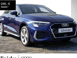 Blau Gebraucht 2024 Audi A3 Sportback S-Line Limousine | 35.500 € (Superpreis)