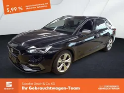 Mitternachtsschwarz Gebraucht 2024 Seat Leon ST FR Kombi | 26.980 € (Fairer Preis)