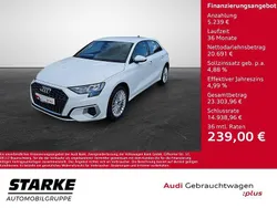 Ibisweiß Gebraucht 2022 Audi A3 Sportback e-tron Advanced Plus Limousine | 25.930 € (Fairer Preis)