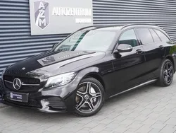 Obsidianschwarz metallic Gebraucht 2021 Mercedes C300e AMG line Limousine | 29.990 € (Guter Preis)