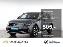 Platinum grey (metallic) Gebraucht 2023 VW Tiguan Allspace R-line SUV | 46.100 € (Etwas zu teuer)