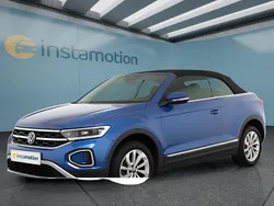 Blau Gebraucht 2024 VW T-Roc Cabriolet Cabrio | 24.999 € (Superpreis)