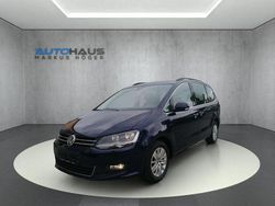 Atlantik blue metallic Gebraucht 2022 VW Sharan Comfortline Van / Kleinbus | 28.880 € (Etwas zu teuer)