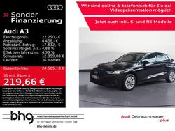 Schwarz Gebraucht 2022 Audi A3 e-tron Advanced Kleinwagen | 22.290 € (Fairer Preis)