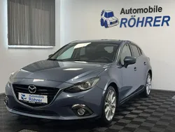 Blau saphirblau metallic (metallic) Gebraucht 2016 Mazda 3 Sports-Line Limousine | 15.700 € (Fairer Preis)