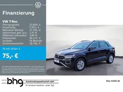 Schwarz Gebraucht 2024 VW T-Roc Life SUV | 23.660 € (Fairer Preis)
