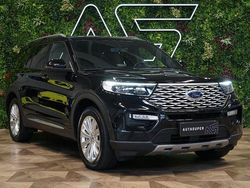 Schwarz Gebraucht 2021 Ford Explorer Platinum SUV | 50.600 € (Fairer Preis)