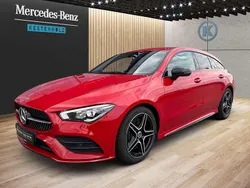 Jupiterrot Gebraucht 2019 Mercedes CLA220 Shooting Brake AMG Kombi | 26.488 € (Teuer)