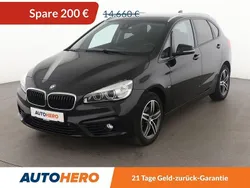 Schwarz Gebraucht 2017 BMW 218 Active Tourer Sport Line Van / Kleinbus | 14.460 € (Guter Preis)