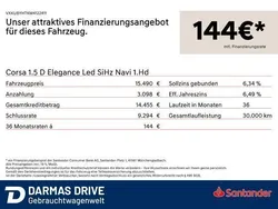 Blau Gebraucht 2021 Opel Corsa Elegance Limousine | 15.490 € (Fairer Preis)