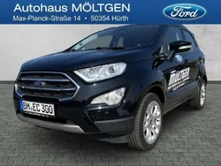 Obsidianschwarz metallic Gebraucht 2022 Ford Ecosport Titanium SUV | 19.990 € (Fairer Preis)