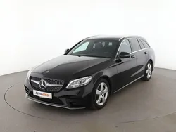 Schwarz Gebraucht 2018 Mercedes C220 AMG line Kombi | 24.910 € (Fairer Preis)