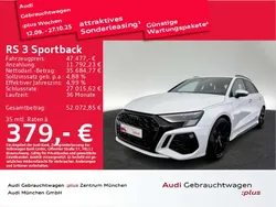 Gletscherweiß metallic Gebraucht 2022 Audi RS3 Sportback Ambiente Kleinwagen | 47.477 € (Superpreis)