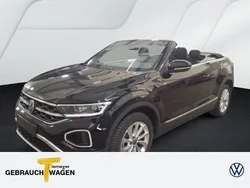 Schwarz Gebraucht 2024 VW T-Roc Cabriolet Style Cabrio | 24.960 € (Superpreis)
