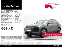 Manhattangrau metallic Gebraucht 2024 Audi Q6 e-tron Ambiente SUV | 63.330 € (Guter Preis)