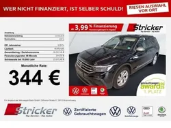 Schwarz (deep black perleffekt) Gebraucht 2024 VW Tiguan Allspace Life SUV | 33.950 € (Superpreis)