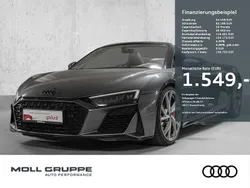 Daytonagrau perleffekt/verdeckfarbe r8 spyder in stoff schwa Gebraucht 2021 Audi R8 Spyder Performance Cabrio | 132.980 € (Superpreis)