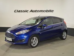 Blau Gebraucht 2014 Ford Fiesta Titanium Kleinwagen | 8.900 € (Etwas zu teuer)