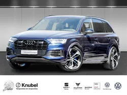 Blau Gebraucht 2021 Audi Q7 S-Line SUV | 59.880 € (Teuer)