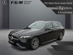 Obsidianschwarz Gebraucht 2024 Mercedes C220 AMG line Kombi | 38.970 € (Fairer Preis)