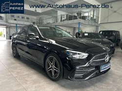 Schwarz Gebraucht 2024 Mercedes C300e AMG line Kombi | 48.479 € (Etwas zu teuer)