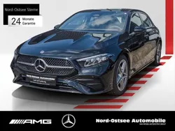 Unilack nachtschwarz Gebraucht 2024 Mercedes A200 AMG Limousine | 30.690 € (Guter Preis)
