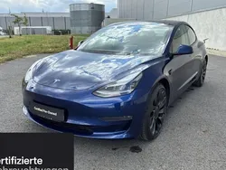 Blau Gebraucht 2021 Tesla Model 3 Performance Limousine | 29.700 € (Fairer Preis)