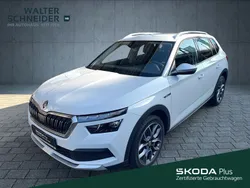 Moonweiss metallic met. Gebraucht 2021 Skoda Kamiq ScoutLine SUV | 22.950 € (Fairer Preis)