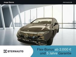 Metalliclack obsidianschwarz Gebraucht 2021 Mercedes EQS450+ AMG line Limousine | 64.260 € (Fairer Preis)