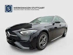 Lack obsidianschwarz Gebraucht 2023 Mercedes C300 AMG Kombi | 49.339 €