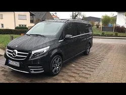 Schwarz Gebraucht 2018 Mercedes V250 AMG line Van / Kleinbus | 39.990 € (Superpreis)