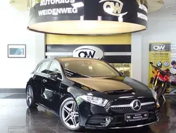 Nachtschwarz Gebraucht 2020 Mercedes A200 AMG line Limousine | 23.690 € (Fairer Preis)