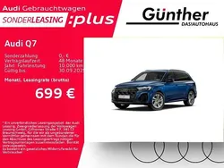 Blau Gebraucht 2024 Audi Q7 S-Line SUV | 70.989 € (Superpreis)