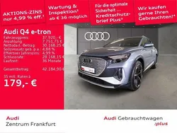 Geysirblau metallic Gebraucht 2022 Audi Q4 e-tron Ambiente SUV | 37.920 € (Fairer Preis)