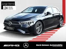 Metalliclack kosmosschwarz Gebraucht 2023 Mercedes A180 AMG Limousine | 29.490 € (Fairer Preis)