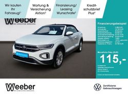 Pure white Gebraucht 2024 VW T-Roc Cabriolet Style Cabrio | 24.790 € (Guter Preis)