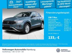Z3 petroleum blue metallic Gebraucht 2024 VW T-Roc Life SUV | 24.140 € (Fairer Preis)