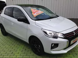 Titanweiß/pianoschwarz Gebraucht 2024 Mitsubishi Space Star Select+ Limousine | 17.490 € (Etwas zu teuer)