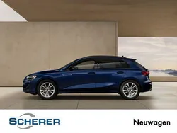 Blau Neu 2025 Audi A3 Sportback Advanced Limousine | 37.590 € (Fairer Preis)