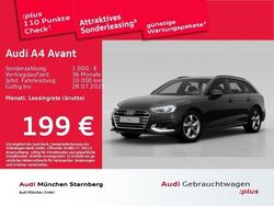 Mythosschwarz metallic Gebraucht 2024 Audi A4 Advanced Kombi | 39.353 € (Teuer)