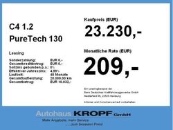 Schwarz (schwarz ) Neu 2024 Citroën C4 PureTech Limousine | 23.230 € (Etwas zu teuer)